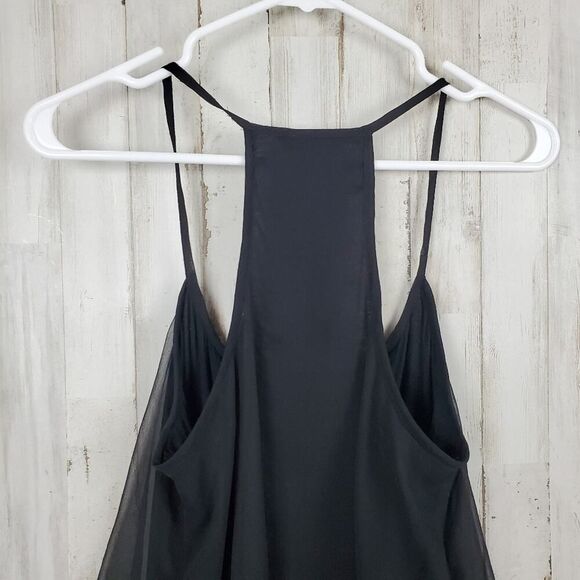 American Eagle Outfitters Beaded Tank Top Black Small - Picture 6 of 10